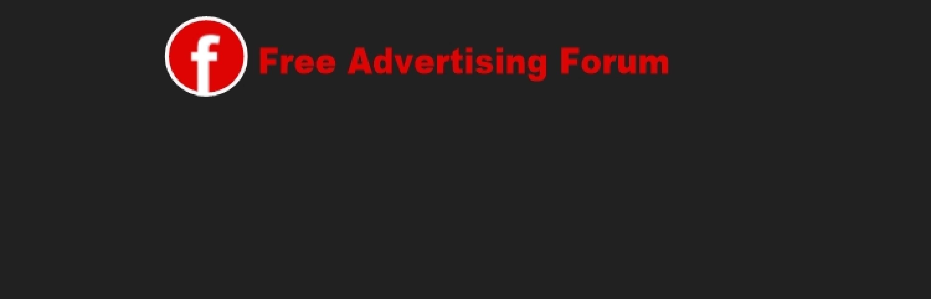 Free Advertising Forum  cover photo